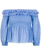 Nk Off The Shoulder Top - Blue