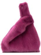 Simonetta Ravizza Furrissima Tote Bag - Purple