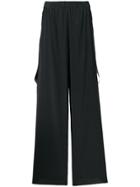 Federica Tosi Ribboned Casual Trousers - Black