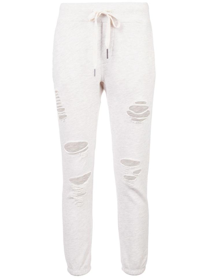 Nsf Sayde Distressed Track Trousers - White