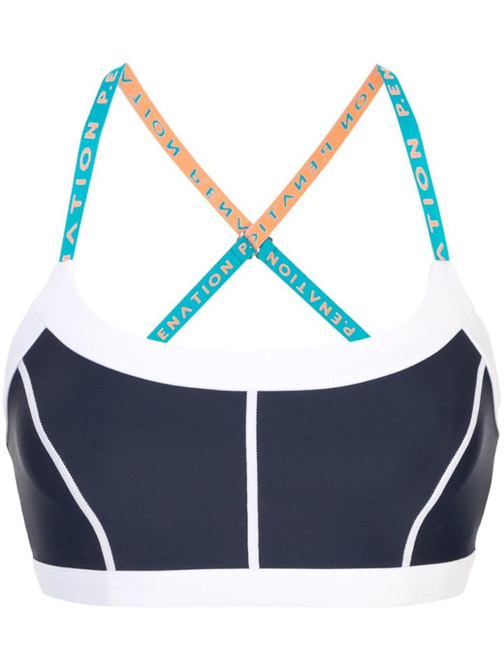 P.e Nation Quaterforce Sports Bra - Blue