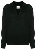 Khaite Jo Dropped Shoulder Sweater - Black