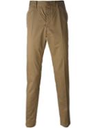 Lanvin Chino Trousers, Men's, Size: 50, Brown, Cotton