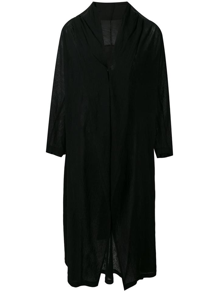 Y's Long Cardigan, Women's, Size: 2, Black, Cotton