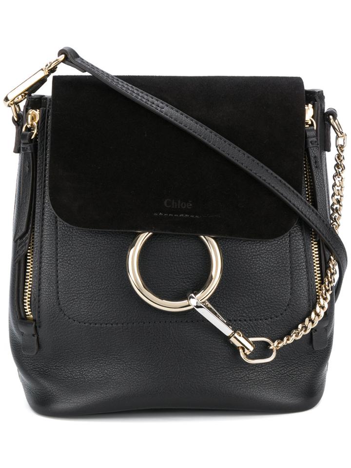 Chloé Medium Faye Backpack - Black