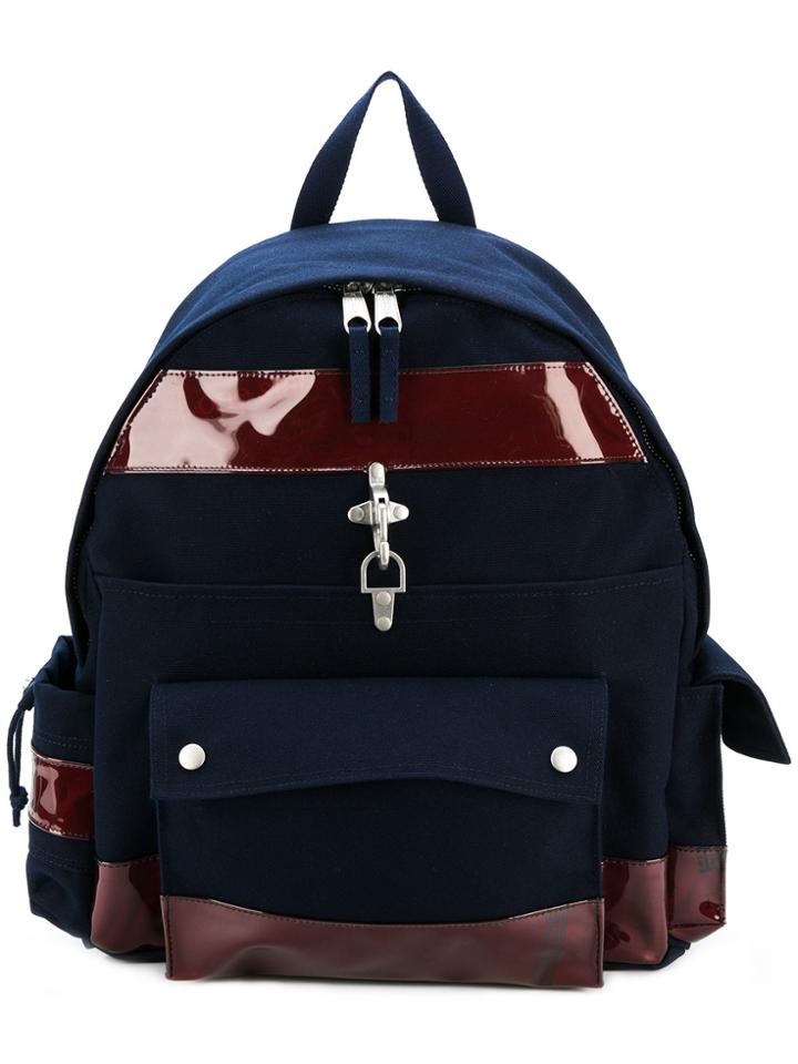 Raf Simons Oversized Multi-pocket Backpack - Blue
