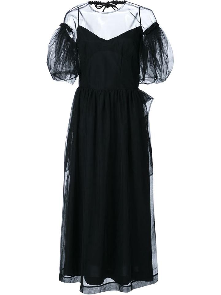 Simone Rocha Sheer Layer Long Dress