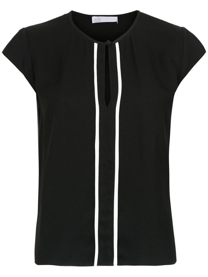 Nk Short Sleeved Top - Black