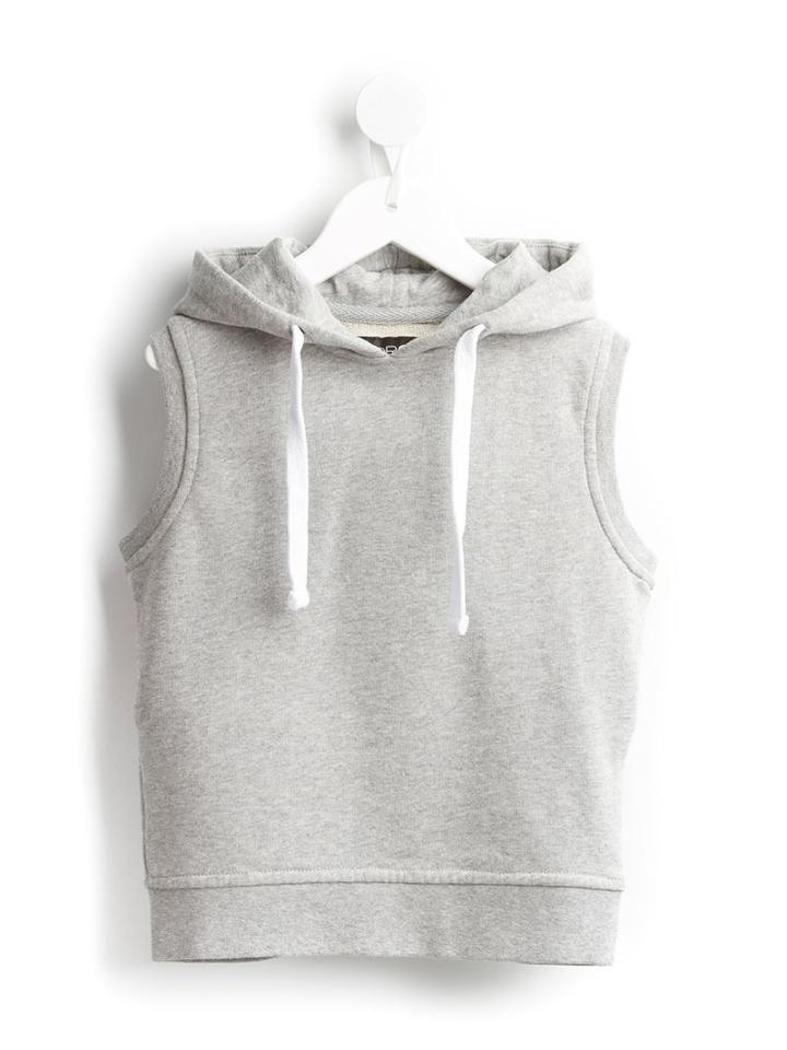 Hydrogen Kids Sleeveless Sweatshirt, Boy's, Size: 6 Yrs, Grey