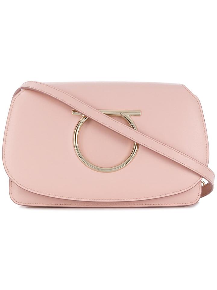 Salvatore Ferragamo Gancini Crossbody Bag - Pink