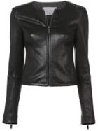 Jason Wu Grey Zipped Biker Jacket - Black