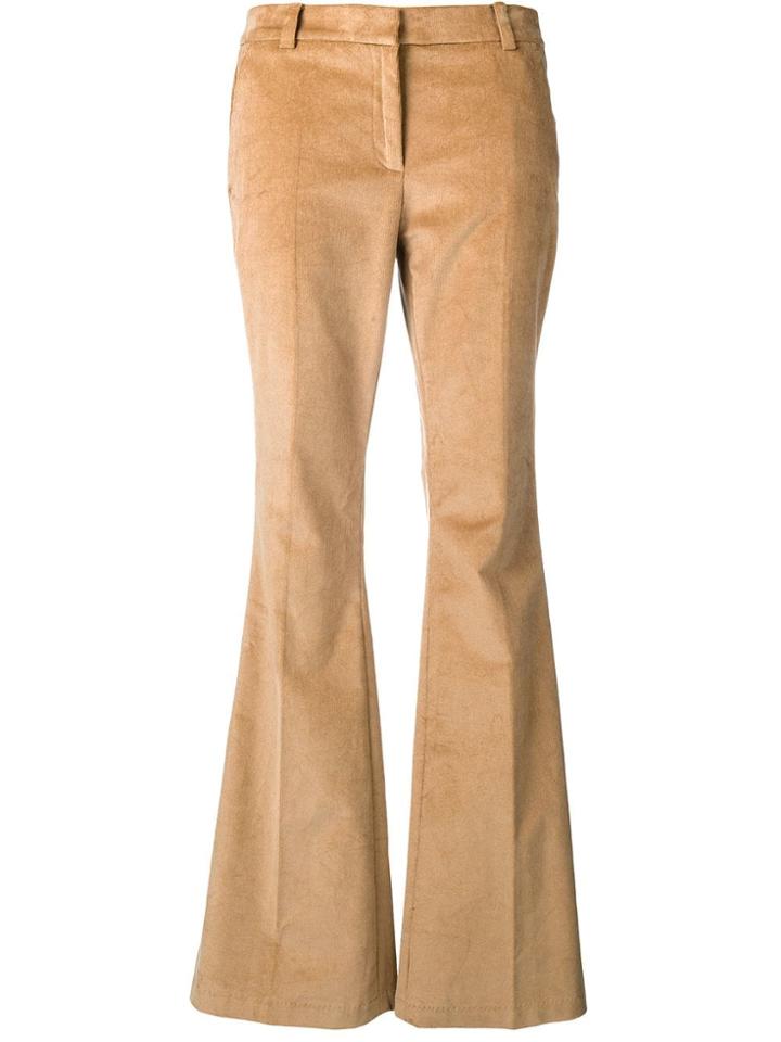 Michael Michael Kors Corduroy Bootcut Trousers - Brown