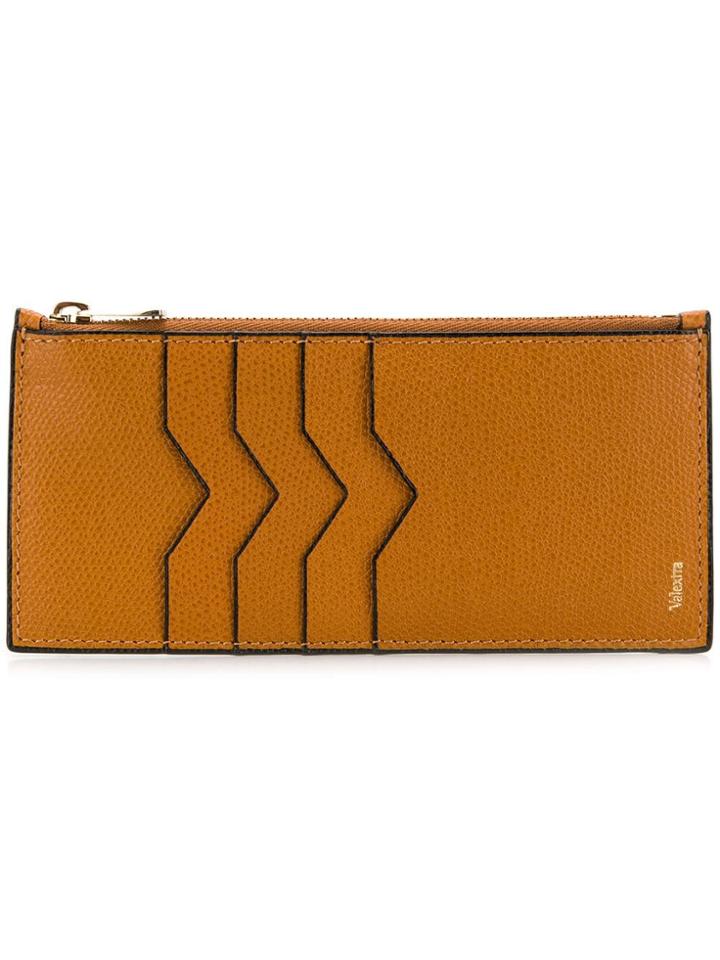 Valextra Logo Cardholder - Brown