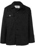 Maison Kitsuné Check Shirt Jacket - Black