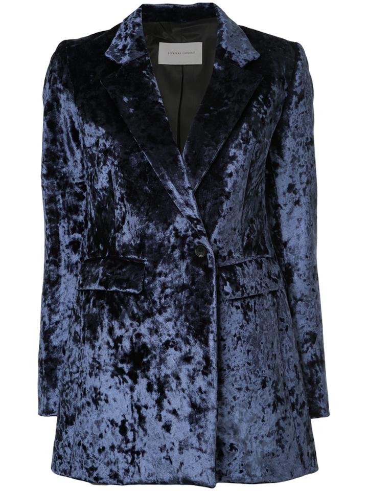 Strateas Carlucci Double Breasted Blazer - Blue