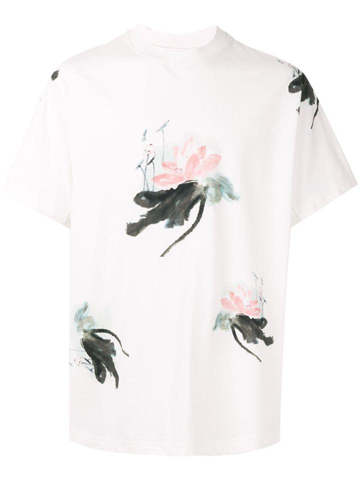 Fengchen Wang Flower Print T-shirt - White