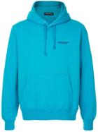 Undercover Logo Print Hoodie - Blue
