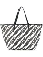 Dsquared2 - Zebra Print Tote - Women - Leather - One Size, White, Leather