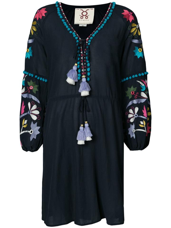 Figue Victoria Dress - Blue