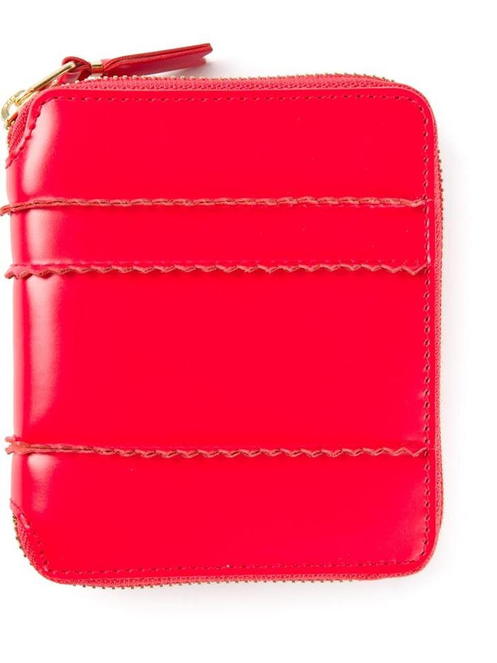 Comme Des Garcons Wallet Scalloped Edge Wallet