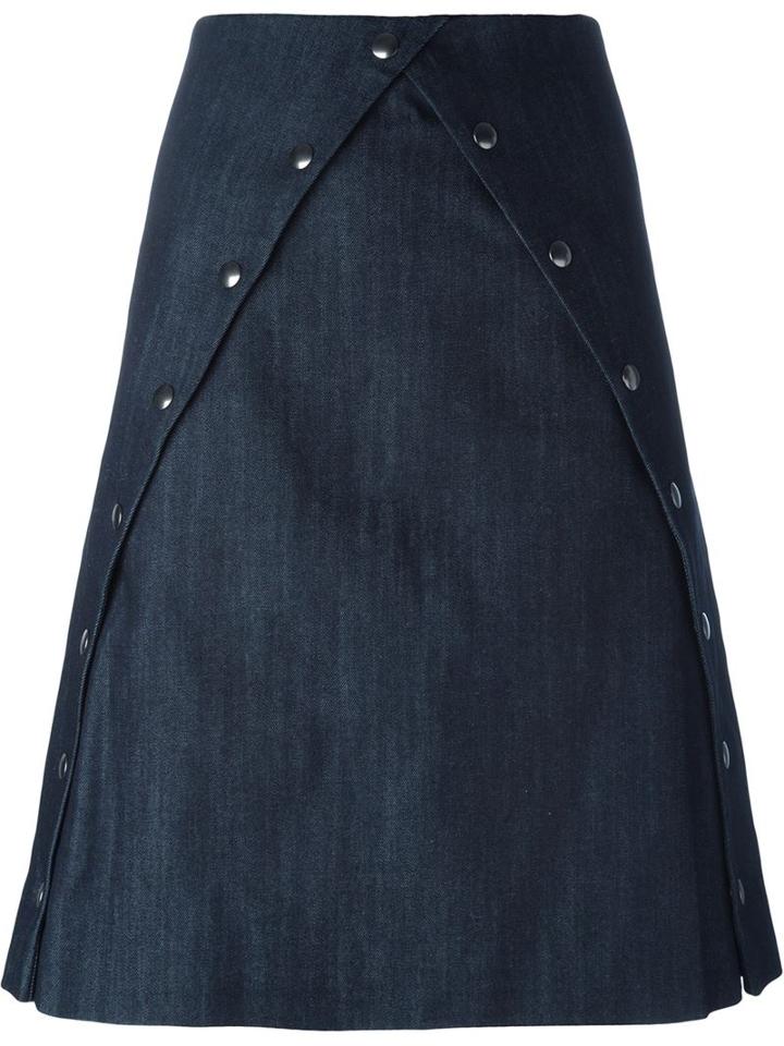 J.w. Anderson A-line Denim Skirt