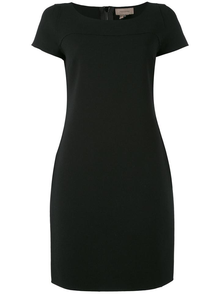 Tony Cohen - Fitted Dress - Women - Polyester - 40, Black, Polyester