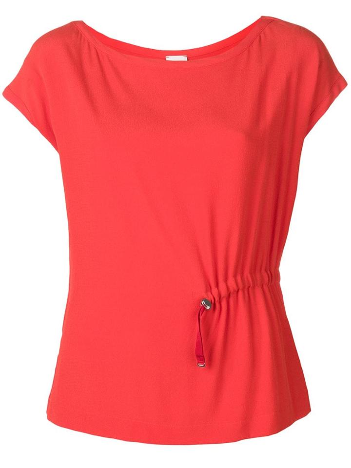Pinko Diffidente Gathered Detail Top