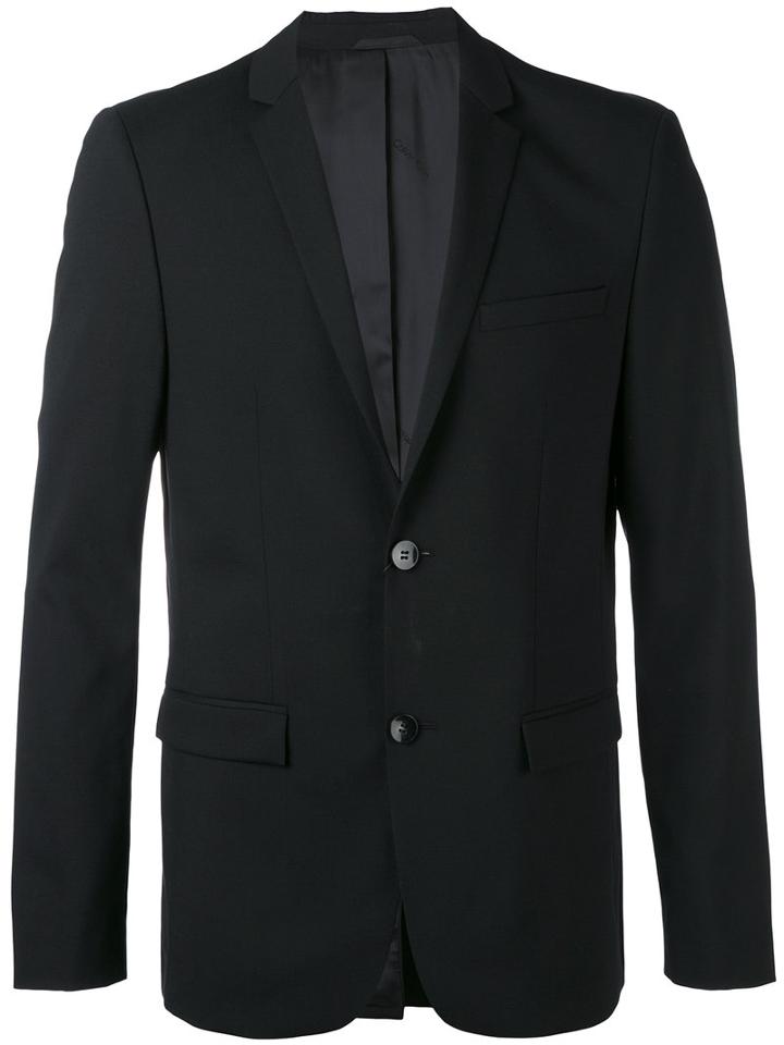 Calvin Klein - Formal Blazer - Men - Polyester/spandex/elastane/viscose/wool - 52, Black, Polyester/spandex/elastane/viscose/wool