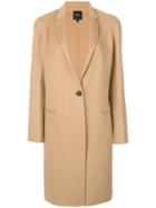 Theory Double-faced Essential Coat - Brown