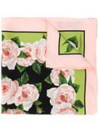 Dolce & Gabbana Rose Print Scarf - Pink