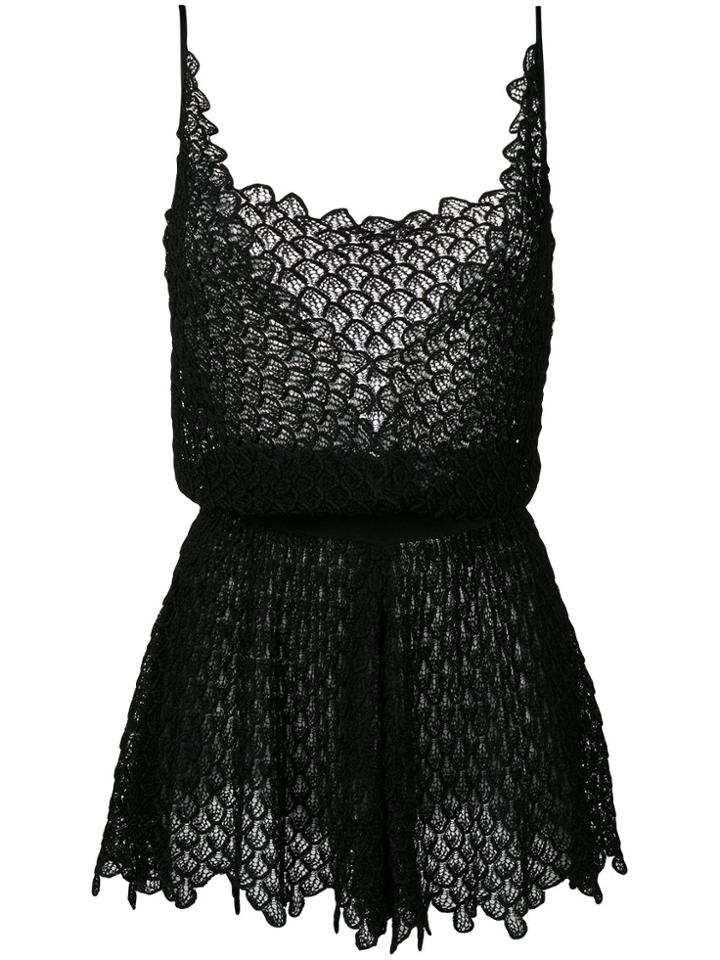 Missoni Mare Lace Playsuit - Black