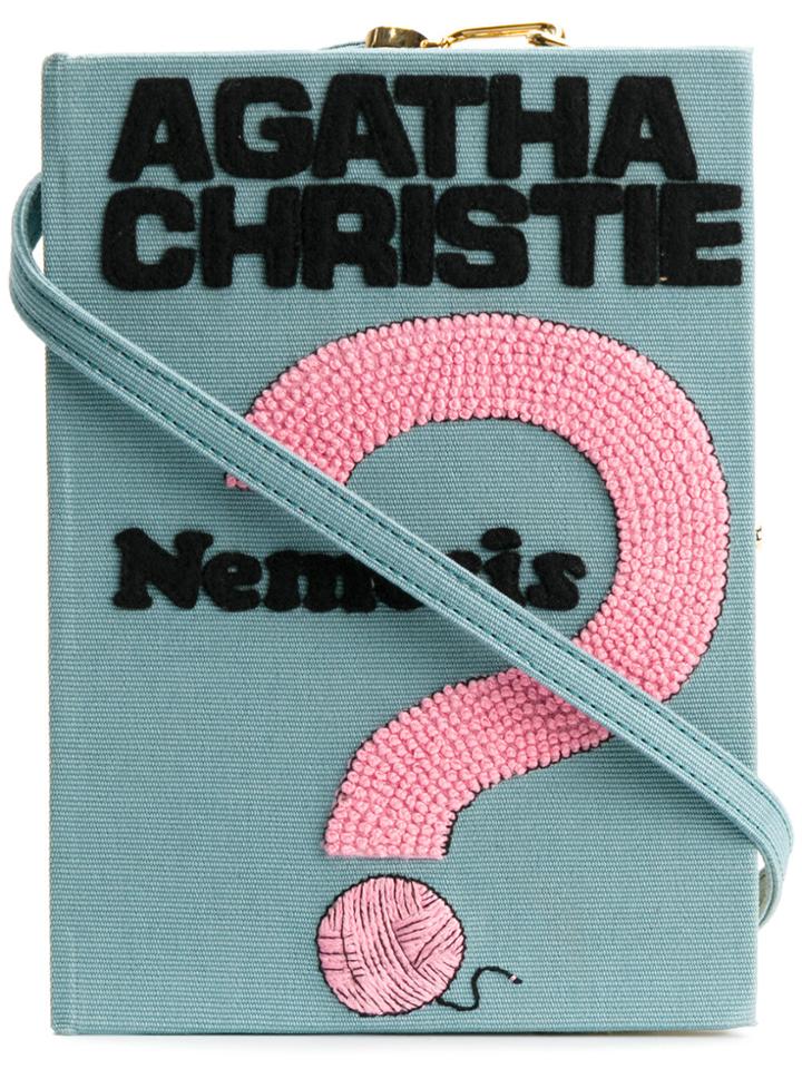 Olympia Le-tan Nemesis Clutch Bag - Blue