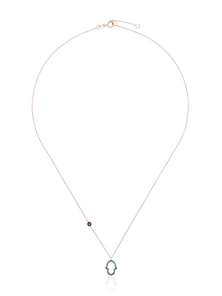 Alemdara Rose Gold Hamra Didem Necklace - Metallic