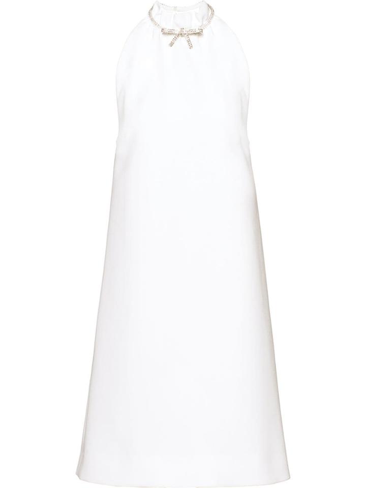 Miu Miu Faille Cady Dress - White