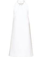 Miu Miu Faille Cady Dress - White