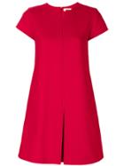 Courrèges V-neck Detail Dress - Red