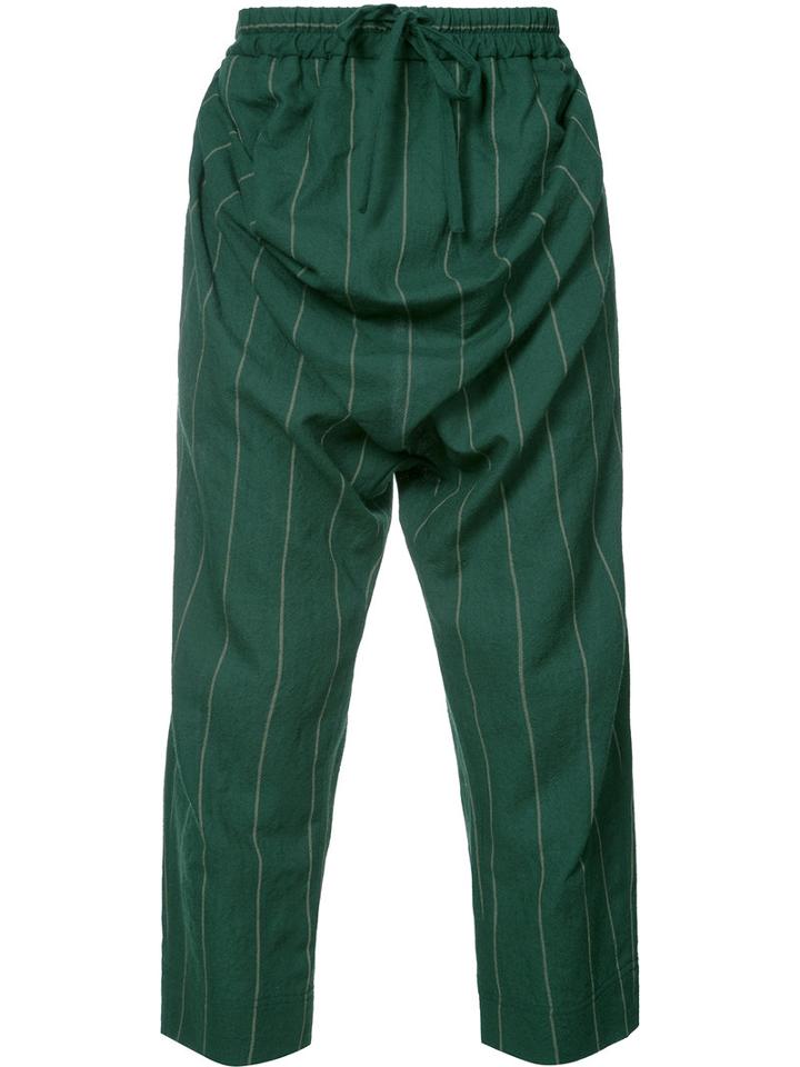 Vivienne Westwood Man - 'tilke' Trousers - Men - Virgin Wool - 48, Green, Virgin Wool
