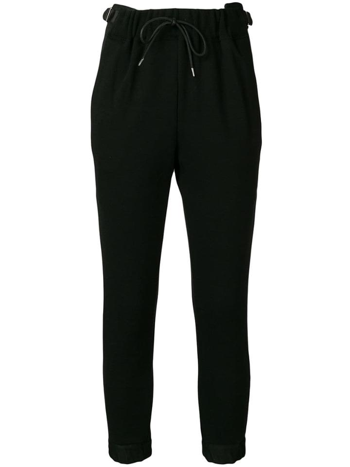 Sacai Drawstring Waist Trousers - Black