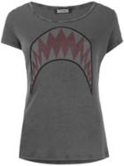 Rockins Shark T-shirt, Women's, Size: Small, Grey, Cotton