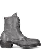 Guidi Lace-up Boots - Grey