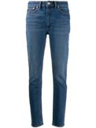 Burberry Stonewashed Effect Straight Jeans - Blue
