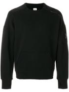 Cp Company Zipped Detail Sweatshirt - Black