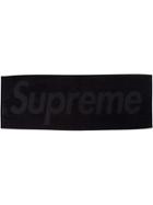 Supreme Terry Logo Hand Towel - Black