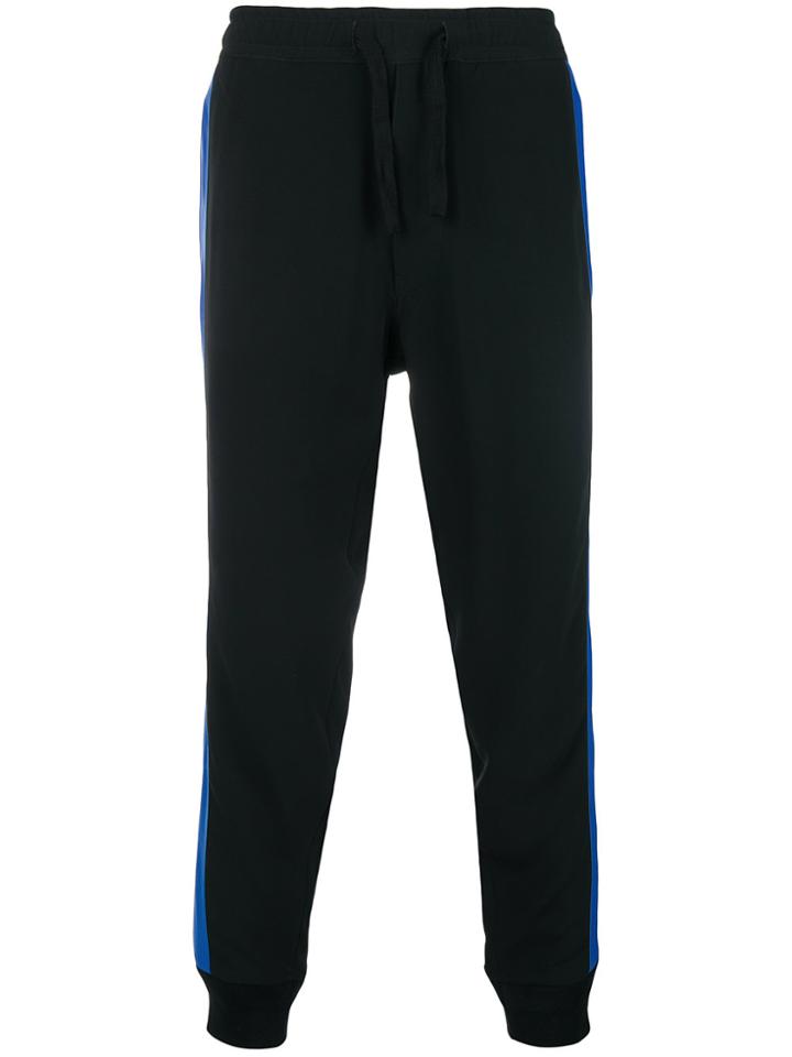 Alexander Mcqueen Side Stripe Track Pants - Black