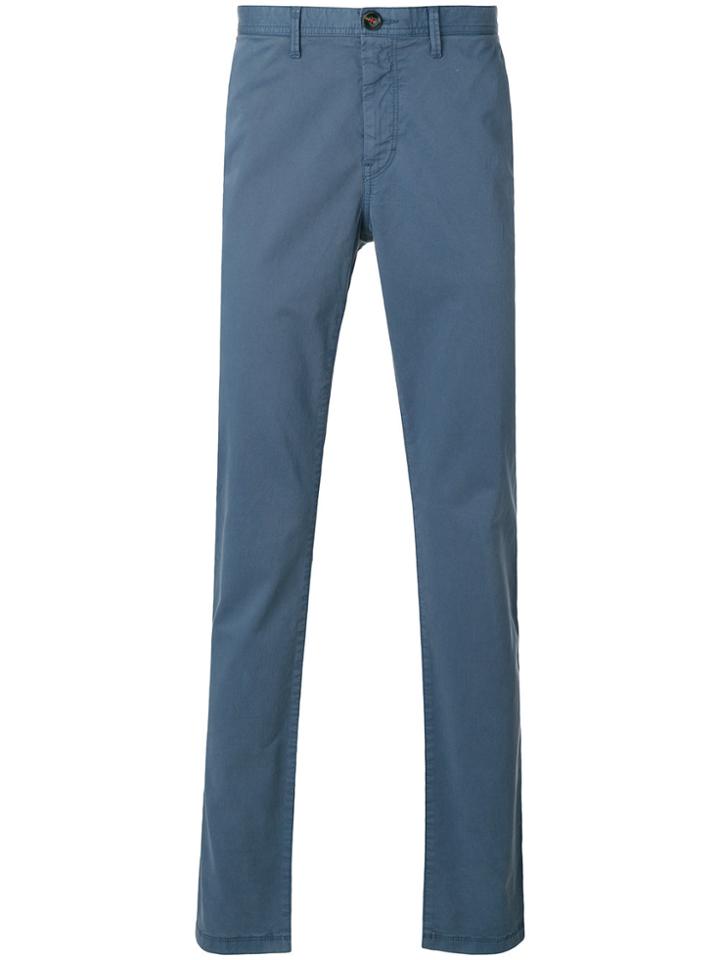Michael Michael Kors Straight Leg Chinos - Blue