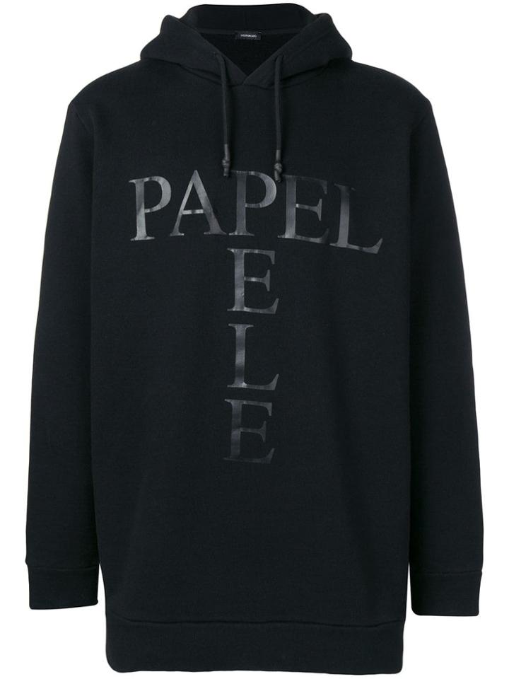 Inês Torcato 'papel/pele' Hoodie - Black