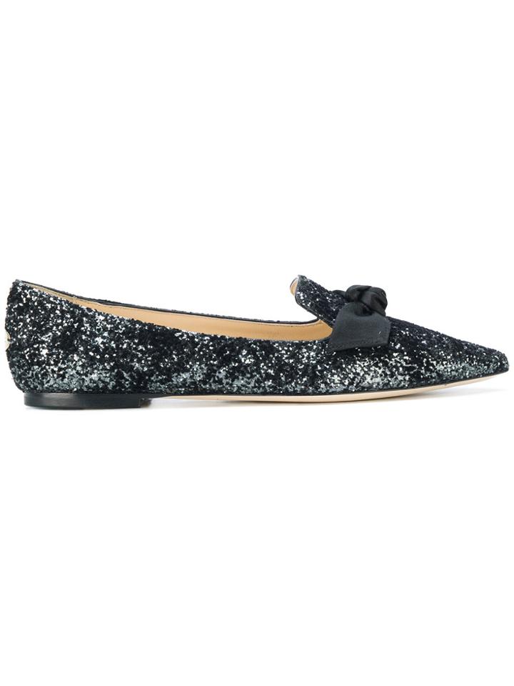 Jimmy Choo Gabie Ballerina Shoes - Black