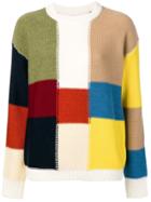 See By Chloé Patchwork-style Sweater - Nude & Neutrals