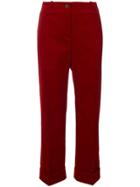 Alberto Biani Wide Leg Trousers - Red