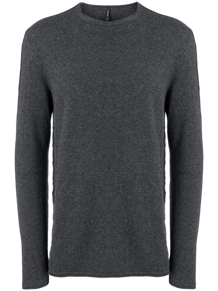 Transit Crew Neck Jumper - Grey